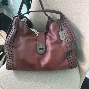 Coach Brown Leather Women's Bag